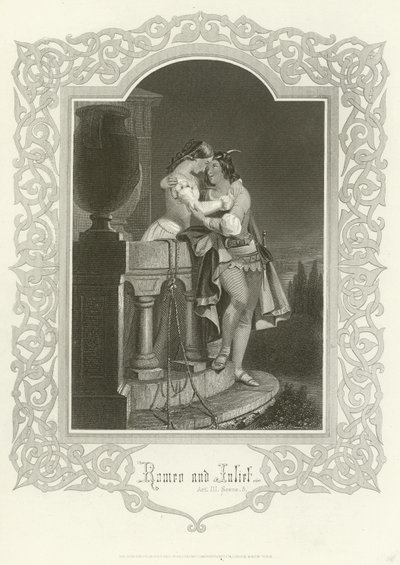 Romeo en Julia, Act III, Scene V door Joseph Kenny Meadows
